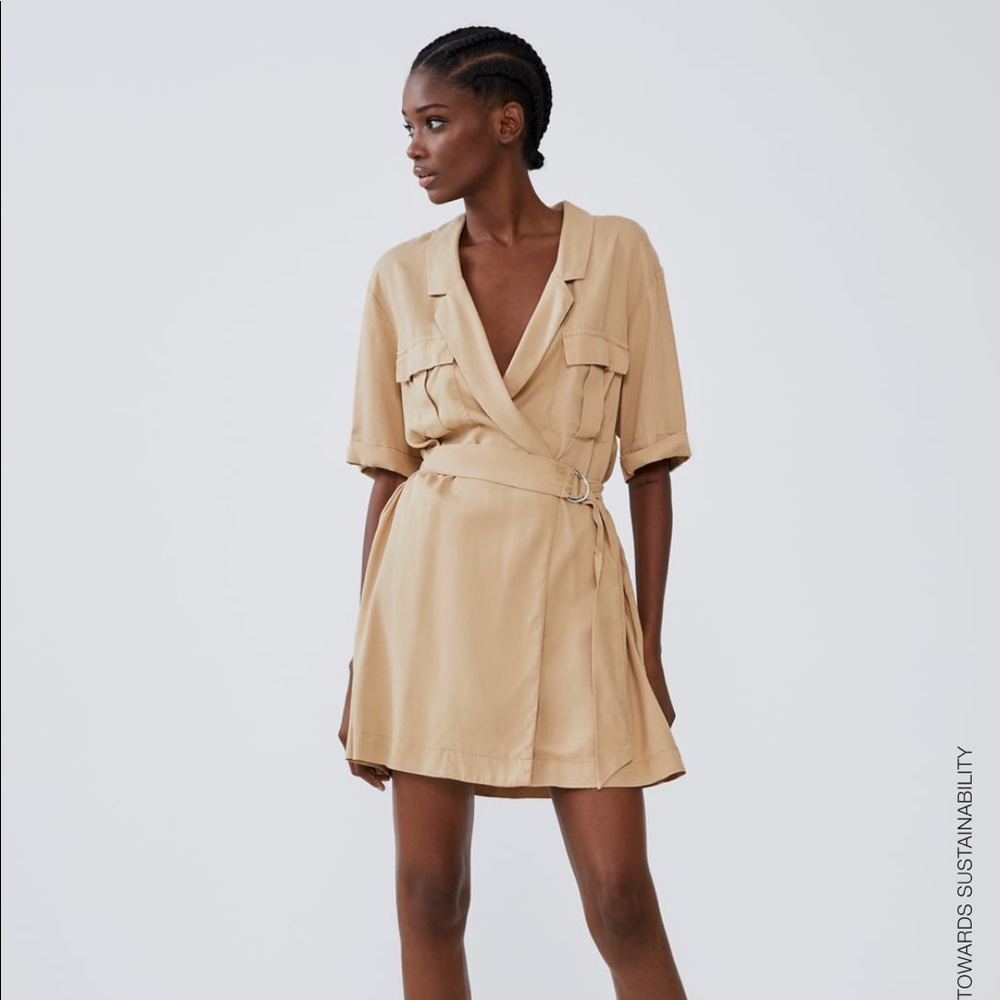 ZARA DRESS WITH POCKETS